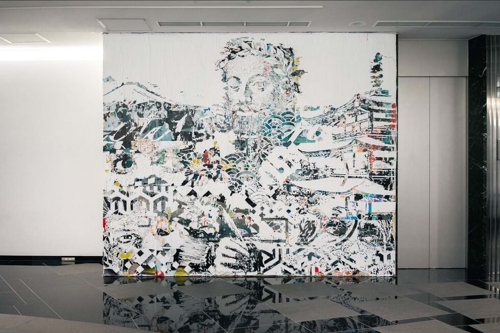 Obra Vhills - inauguração embaixada de Portugal no Japão