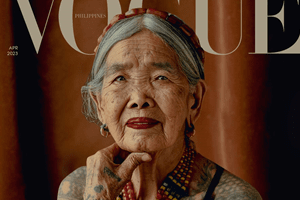 Tatuadora filipina torna-se na mulher mais velha do mundo a ser capa da Vogue