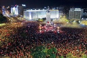 Possíveis festejos do Benfica obrigam restauração do Marquês a fechar às 16h00 de sábado