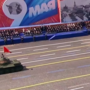 Desfile militar do Dia da Vitória na Rússia com apenas um tanque
