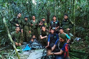 Colômbia. Crianças 40 dias perdidas na selva