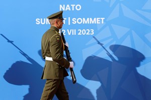 Vilnius tornou-se numa espécie de fortaleza para defender os líderes da NATO