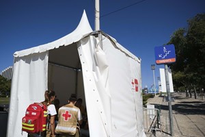 No hospital da JMJ há entorses, desidratação e ansiedade