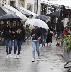 Seis distritos do continente hoje sob aviso amarelo devido à chuva