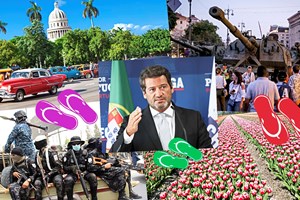 Roteiro de férias para rivais políticos
