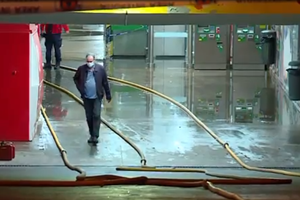 Chuva obriga a encerrar estação de comboios de Algés