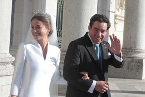 As imagens do casamento de Maria Francisca e Duarte