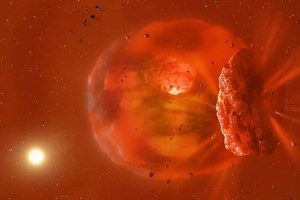 Captado pela primeira vez o brilho da colisão entre dois planetas