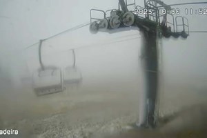 Já há neve na Serra da Estrela 