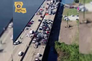 Vídeo mostra caos após choque em cadeia com 158 carros nos EUA. Sete pessoas morreram