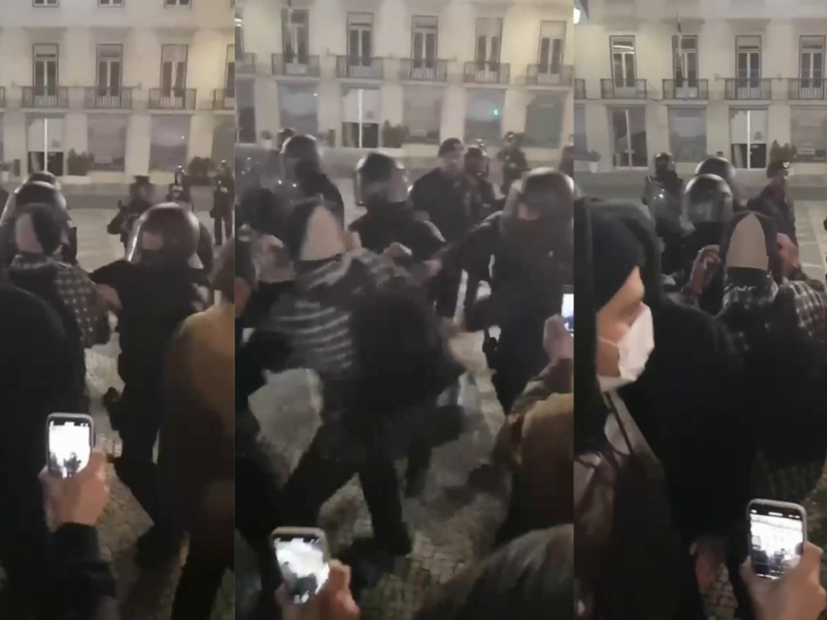 PSP abre inquérito após violência policial contra manifestantes antirracistas