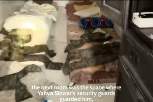 Israel divulga vídeo de esconderijo de líder do Hamas