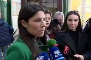 Mariana Mortágua votou na freguesia de Arroios em Lisboa		