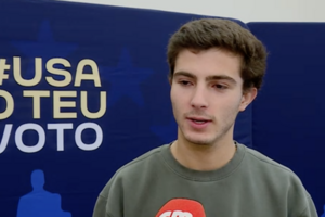 "Vou votar porque quem não vota não tem autoridade para criticar": Aluno Luís Vieira sobre as eleições europeias