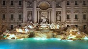 Qual é o destino das moedas atiradas na Fontana di Trevi?