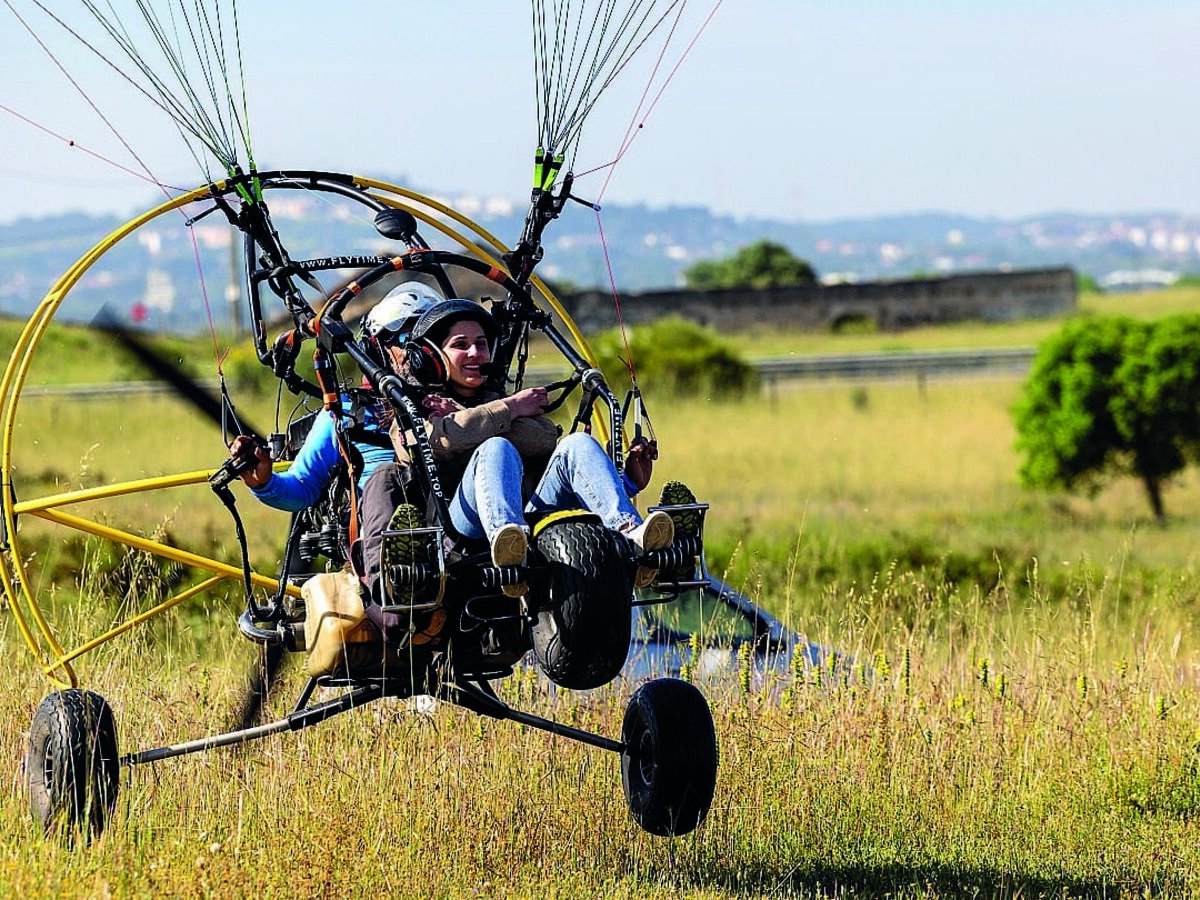 Fomos voar com um recordista mundial 