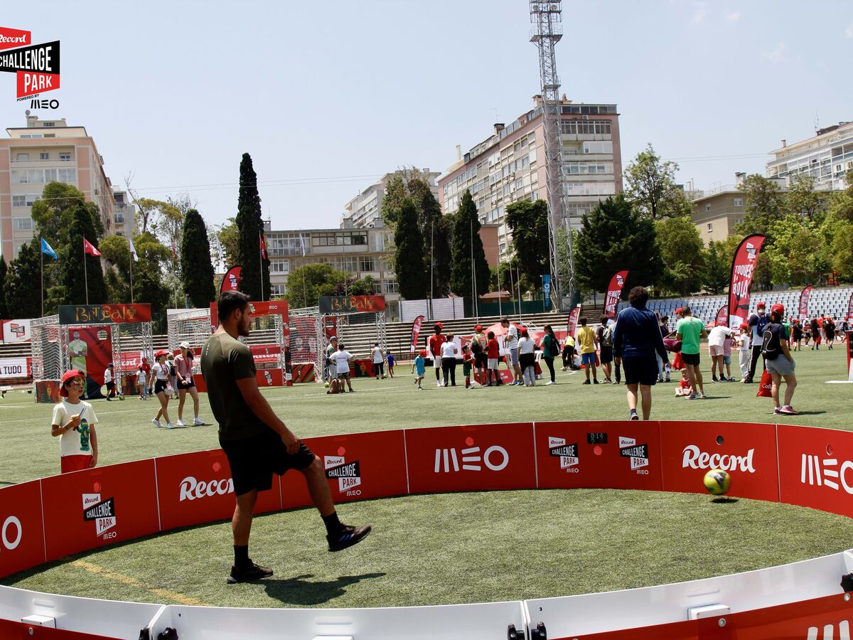Futebol, padel ou capoeira? O Record Challenge Park é para toda a família