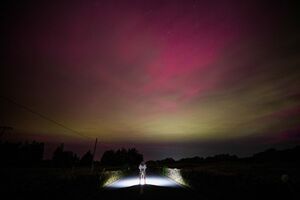 Aurora Boreal na Ilha Terceira.