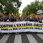 Cerca de 350 mil franceses protestam contra a extrema-direita