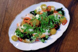 A salada do mar da chef Verónica Catarino 