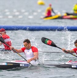 Canoagem. João Ribeiro e Messias Baptista vice-campeões em K2 500m