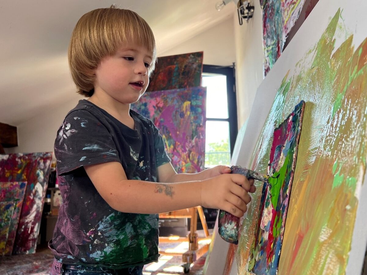 Este bebé alemão é um mini Picasso