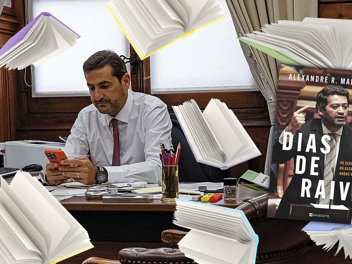 Hugo Soares a “ler” André Ventura