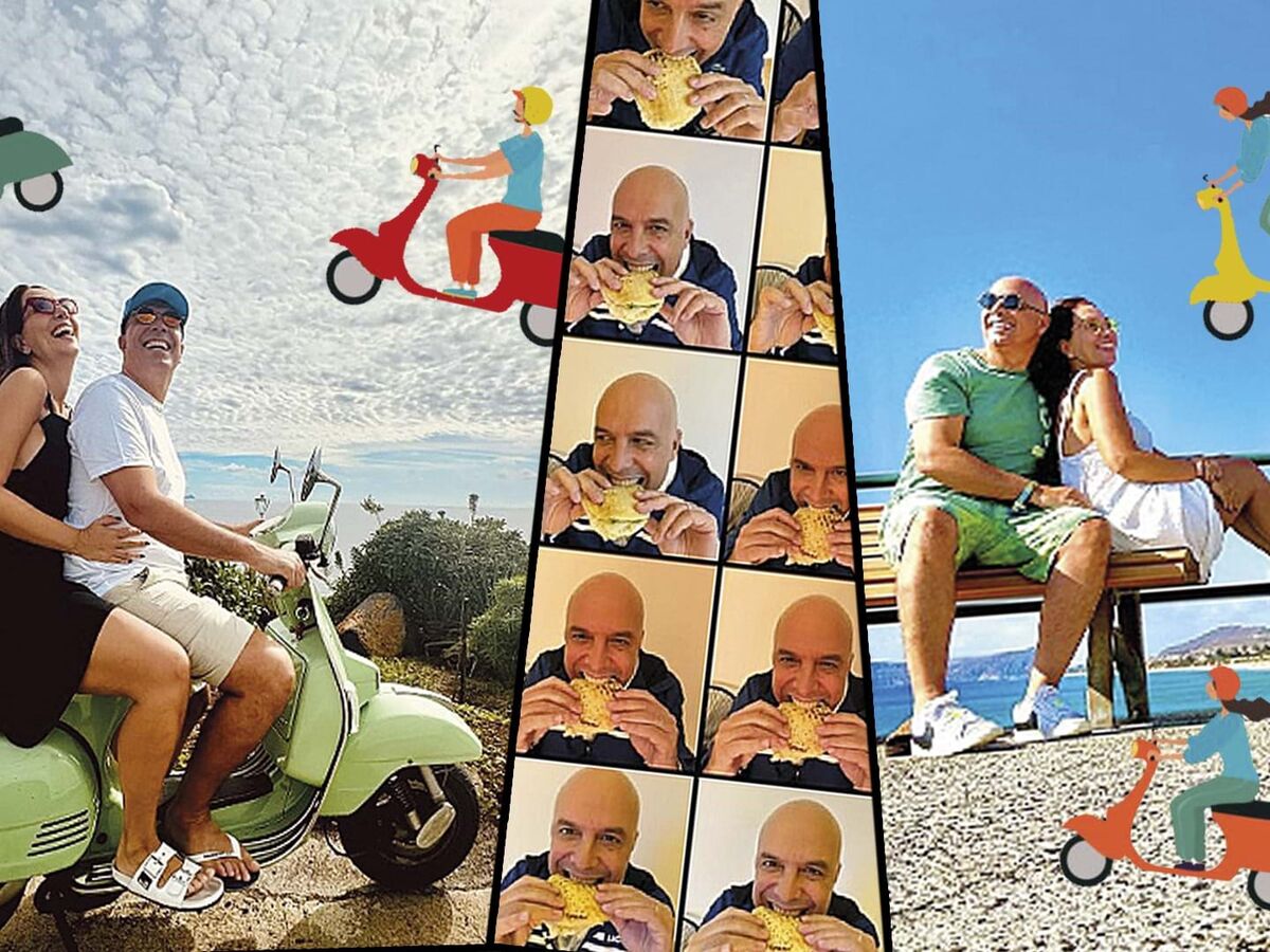 Cafôfo papa-arepas e passeia de mota