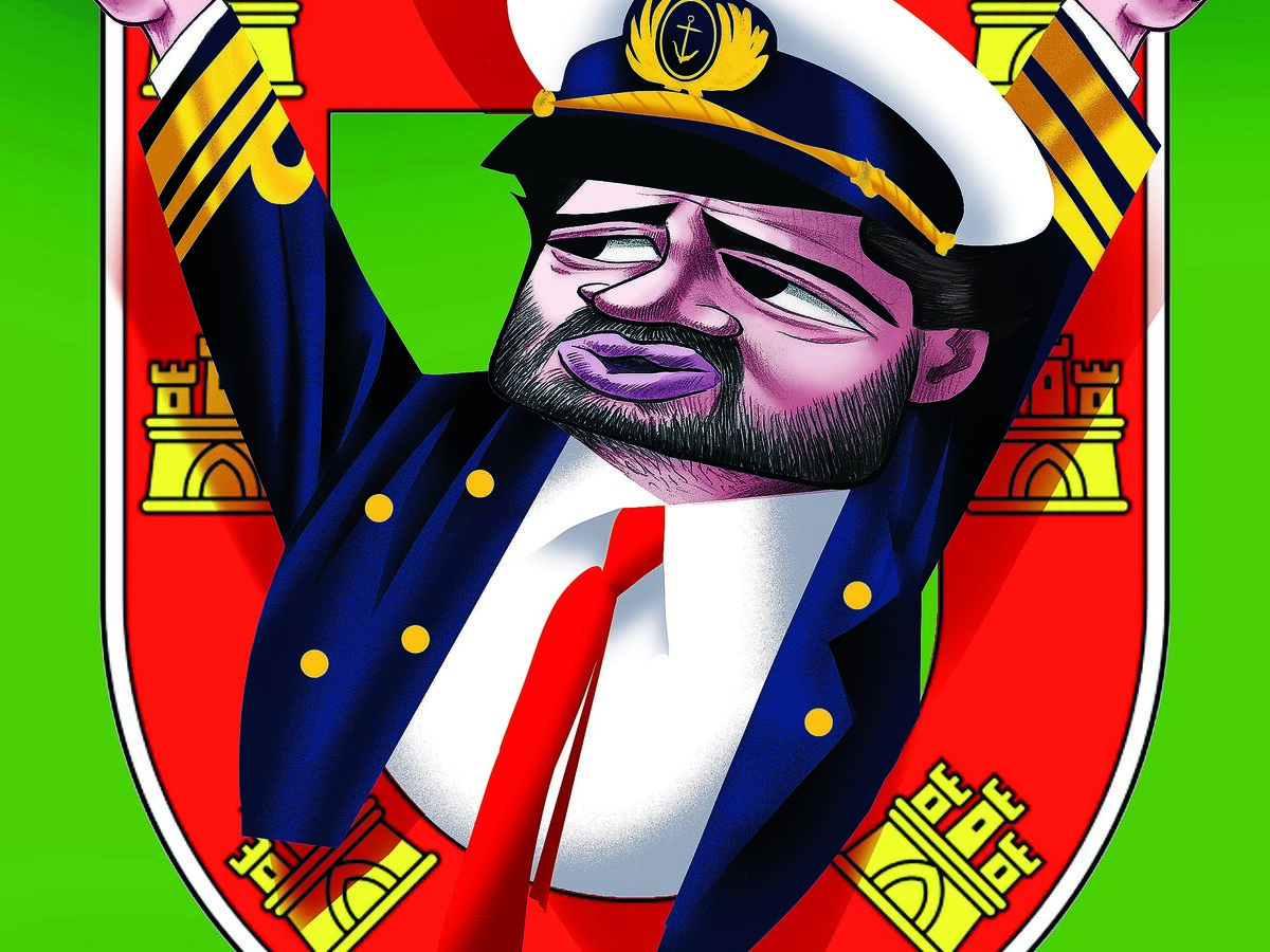 O cartoon de Vasco Gargalo da edição 1077