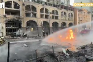 Ataque russo em Kiev atinge área da embaixada de Portugal