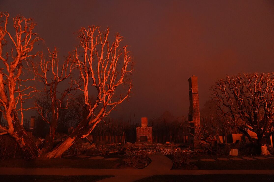 ruínas incêndio