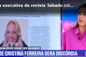 Editora-executiva da revista Sábado critica bruma íntima lançada por Cristina Ferreira: "Pode mascarar problemas ginecológicos"