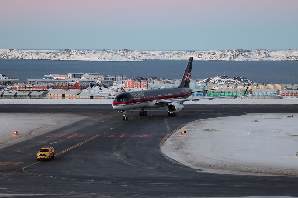 Avião Donald Trump Jr. Gronelândia