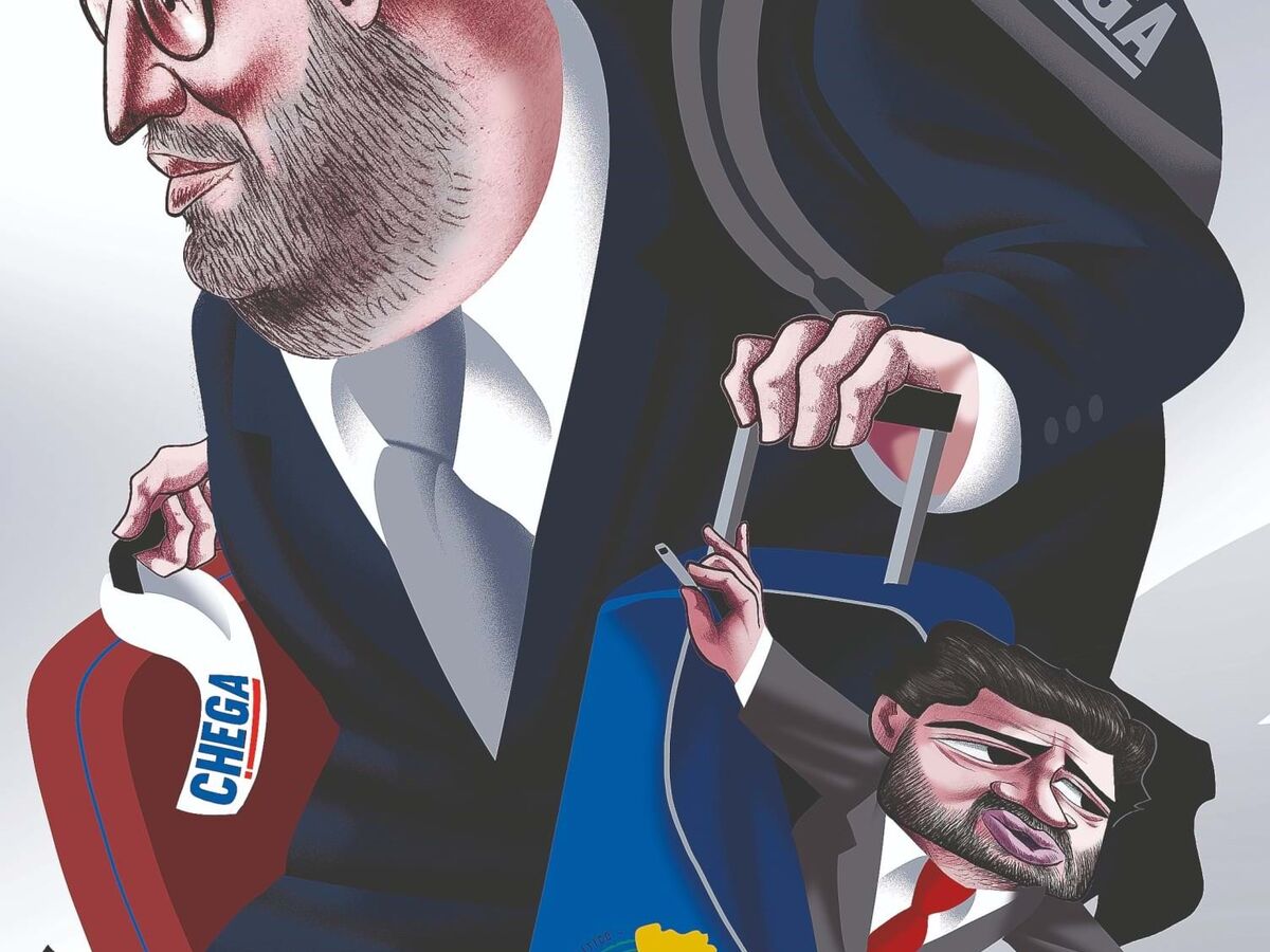 O cartoon de Vasco Gargalo da edição 1084