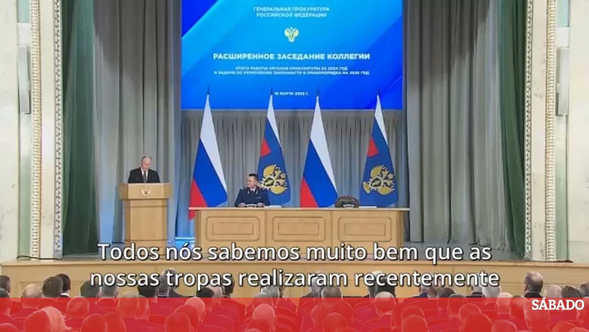 <![CDATA[ Putin anuncia derrota de tropas ucranianas em Kursk ]]>