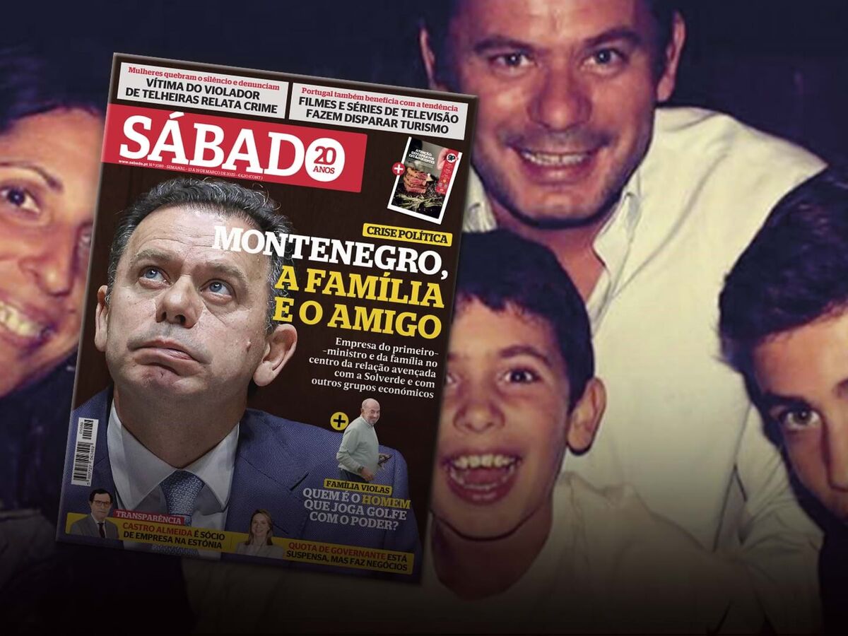 A história de família de Luís Montenegro