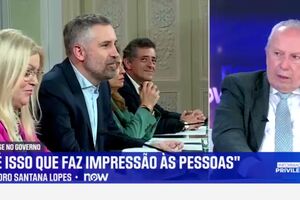 Pedro Santana Lopes compara situação da empresa familiar de Luís Montenegro a polémica de Pedro Nuno Santos com a TAP