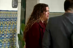 Sandra Madureira diz estar tranquila à chegada ao tribunal