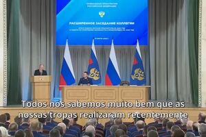 Putin anuncia derrota de tropas ucranianas em Kursk e classifica militares como "terroristas"