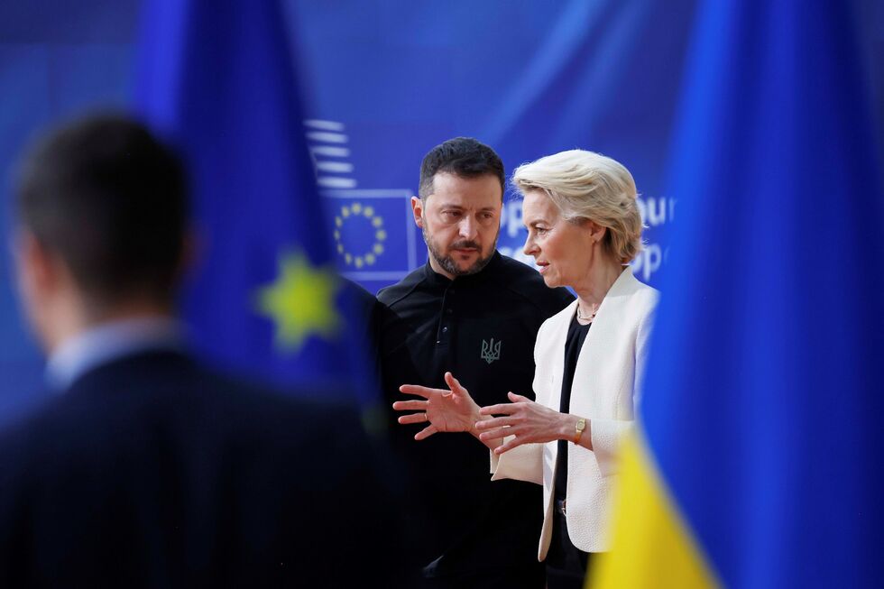 Zelensky e Von der Leyen