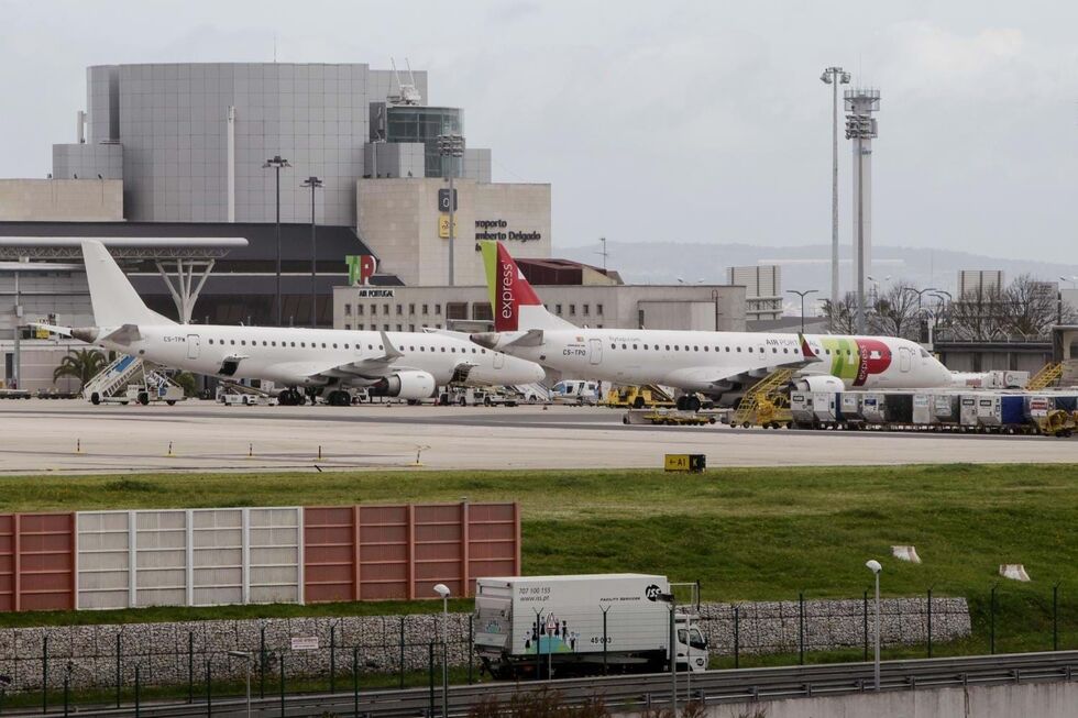 Aviões TAP aeroporto de Lisboa
