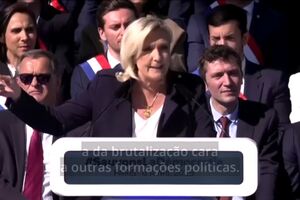 Marine Le Pen compara-se a Martin Luther King em protesto após condenação por desvio de fundos