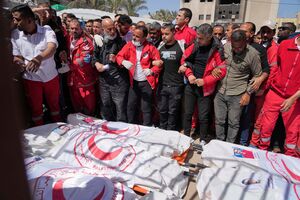 socorristas palestinianos