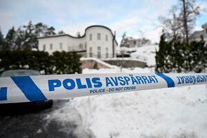 police tape suécia