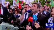 <![CDATA[ Ciganos protestam durante campanha do Chega em Viana do Castelo e André Ventura responde: "Vão trabalhar!"  ]]>