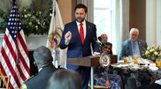 <![CDATA[ Vice-presidente dos Estados Unidos na missa inaugural do Papa Leão XIV ]]>