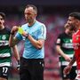 Árbitros do dérbi Benfica-Sporting apresentam queixa-crime à PSP contra adepto