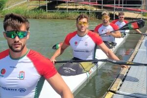 K4 500 masculino apura-se para a final dos Europeus de canoagem em Racice