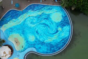 Aqui é possível mergulhar, literalmente, na pintura de Van Gogh ‘Noite Estrelada’