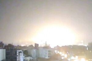 Vídeo mostra explosão na capital iraniana horas antes de cessar-fogo entrar em vigor 